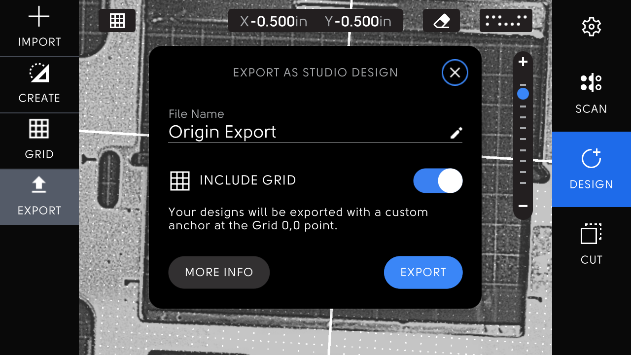 Export from Origin