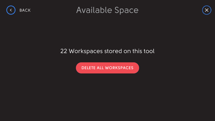 Delete All Workspaces