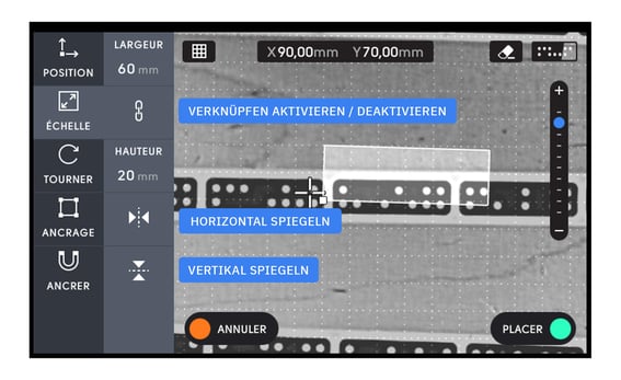 Origin Display: Größe Menü 