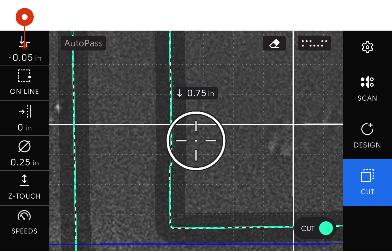 Keycode Depth Encoded depth